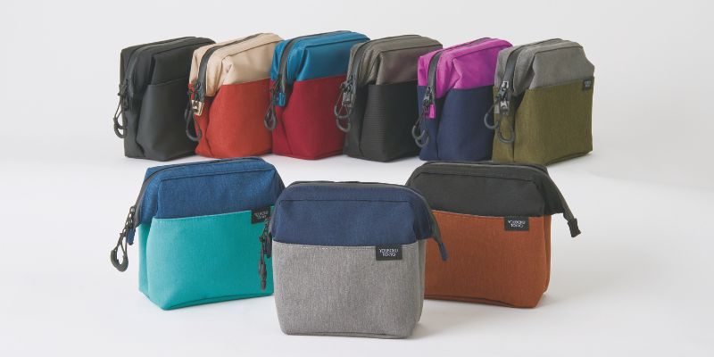 ノベルティ用オリジナルポーチ製作 参考イメージ